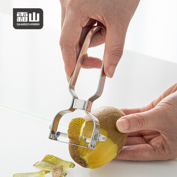 【日本霜山】不鏽鋼鋸齒削皮刀