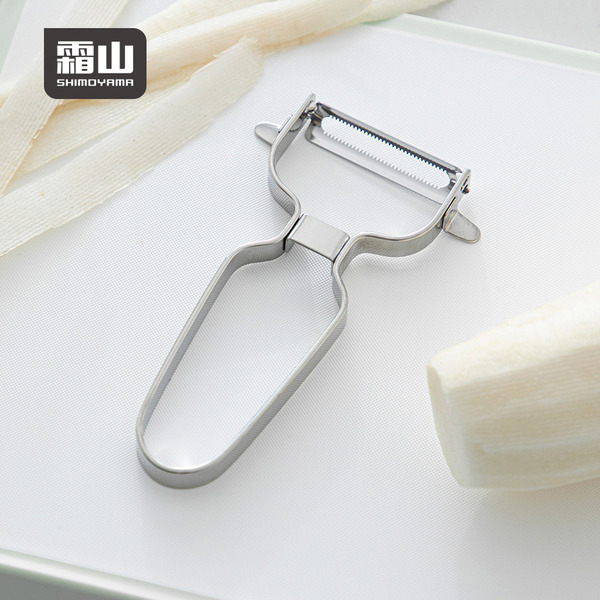 【日本霜山】不鏽鋼鋸齒削皮刀