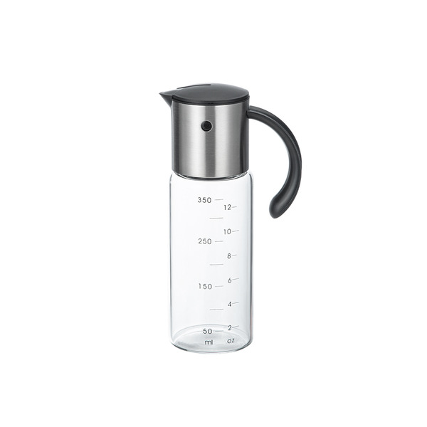 【日本霜山】耐熱玻璃自動開合油壺-350ml