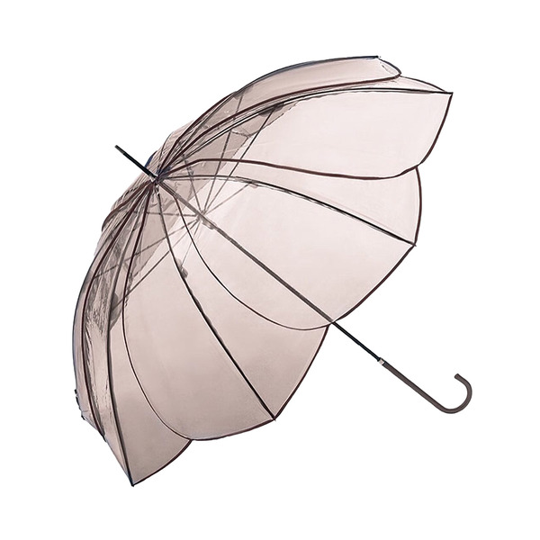 【日本霜山】花瓣造型8骨防風雨傘-多色可選