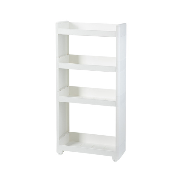 【日本霜山】日式簡約風四層隙縫置物架