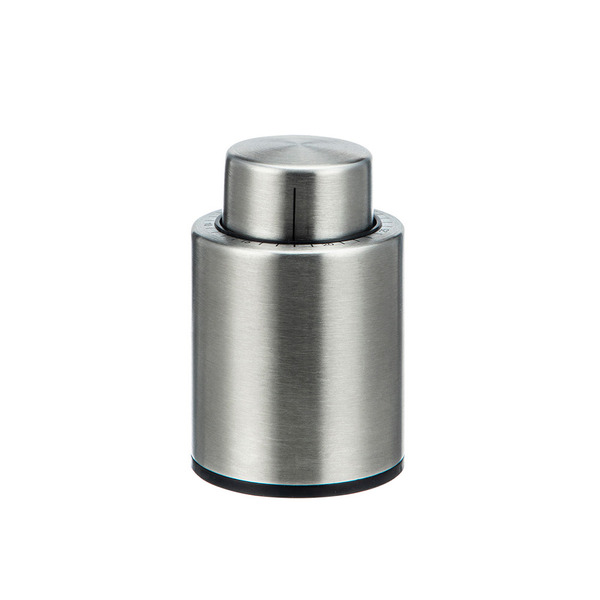 【日本霜山】304不鏽鋼真空酒瓶塞(附時間紀錄刻度)