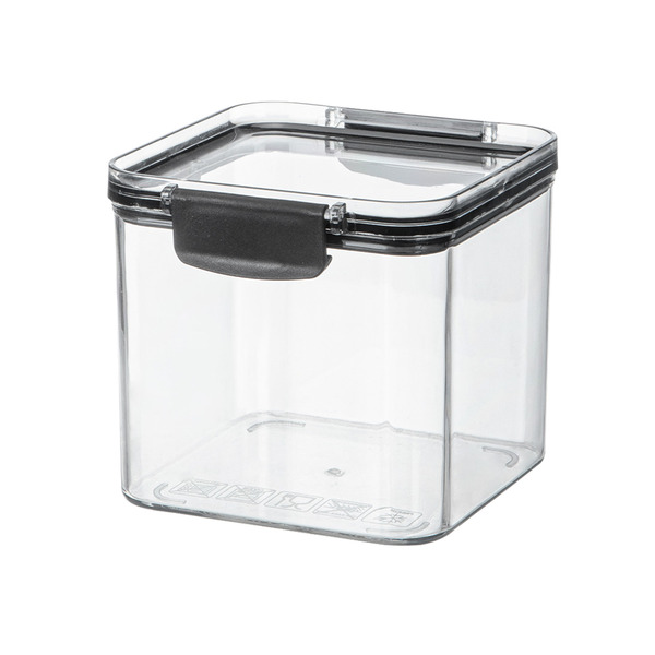 【日本霜山】PET方形密封保鮮收納盒-700ml-3入