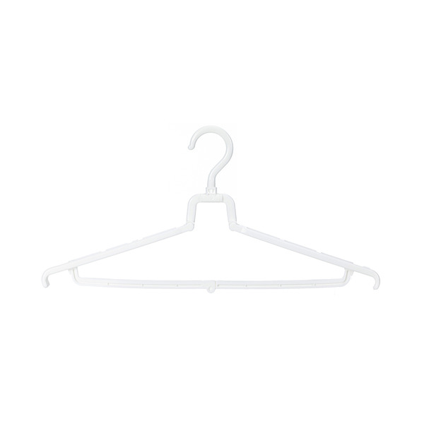 【日本霜山】日本製旅行便攜式折疊衣架-6入組