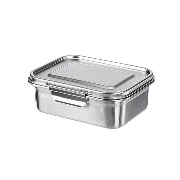【日本霜山】可冷凍冷藏304不鏽鋼保鮮盒/便當盒-1200ml-3入