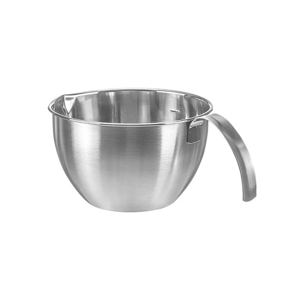 【日本霜山】304不鏽鋼附柄刻度料理盆-1L