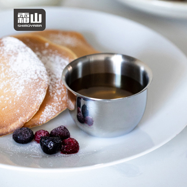 【日本霜山】304不鏽鋼醬料杯/醬汁調理杯-3入