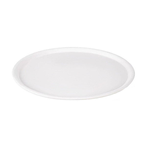 【日本霜山】簡約風仿瓷圓形托盤/餐盤/水果盤