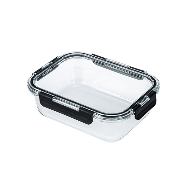 【日本霜山】耐熱玻璃保鮮盒(無分隔)-1500ml-3入