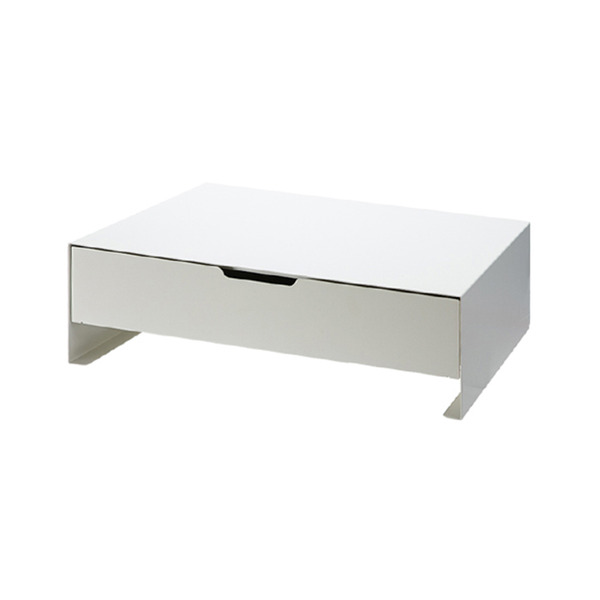 【日本霜山】桌上型收納置物架(附抽屜)-多色可選