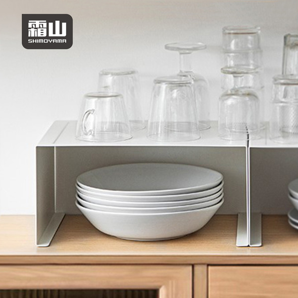 【日本霜山】北歐風桌上型ㄇ型置物/分層收納架