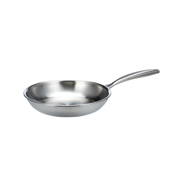 【日本霜山】不鏽鋼平底煎鍋-20cm (電磁爐IH爐可用)