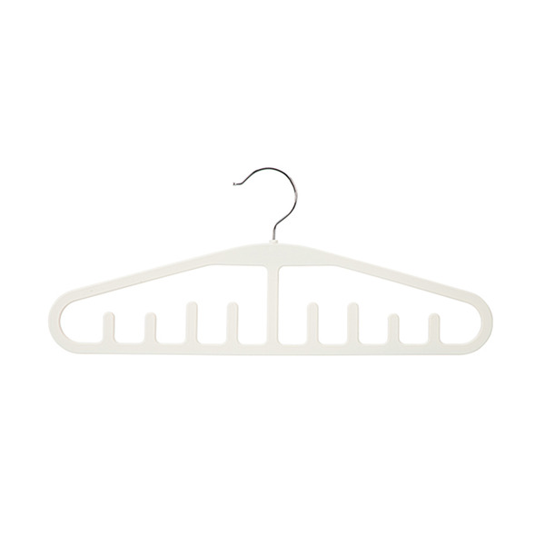 【日本霜山】多功能掛勾衣架/背心收納掛架(8鉤)-6入-多色可選