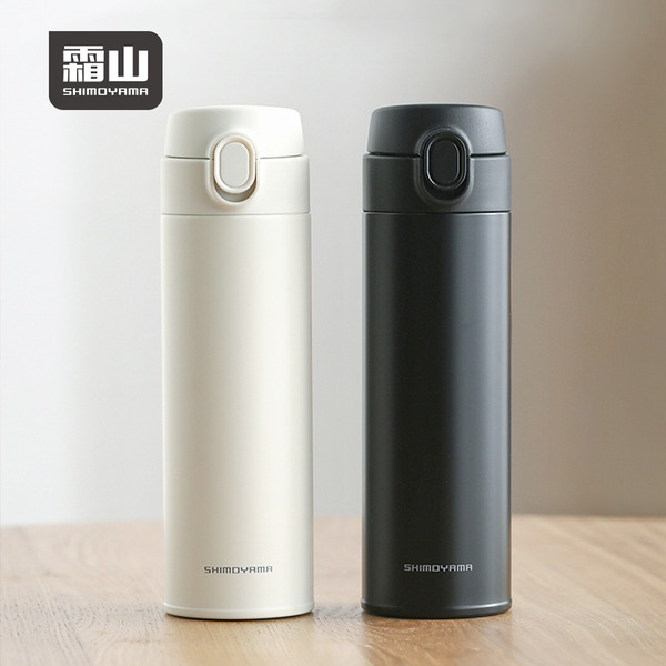 【日本霜山】彈蓋式316不鏽鋼保冷保溫瓶-480ml-多色可選