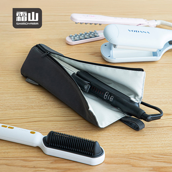 【日本霜山】捲髮棒/電棒燙收納袋/隔熱保護套-多色可選