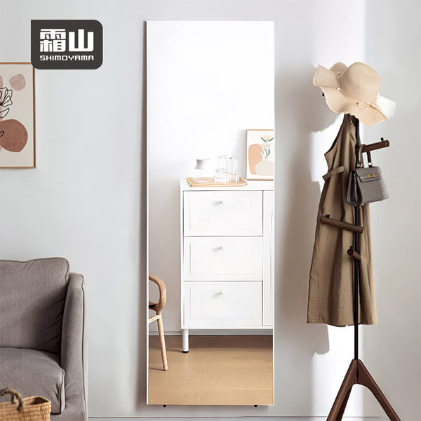 【日本霜山】磁吸式輕量防碎全身鏡(40x120cm)