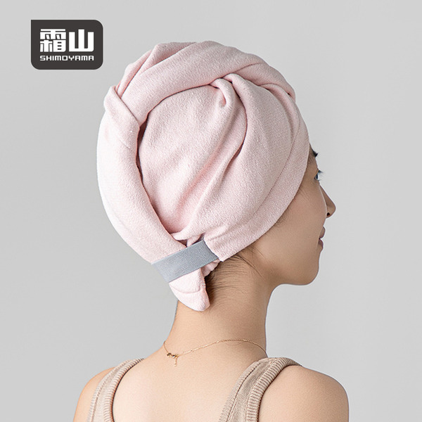 【日本霜山】吸水速乾擦髮巾/乾髮帽巾 (免吹頭/包頭毛巾/乾髮神器)