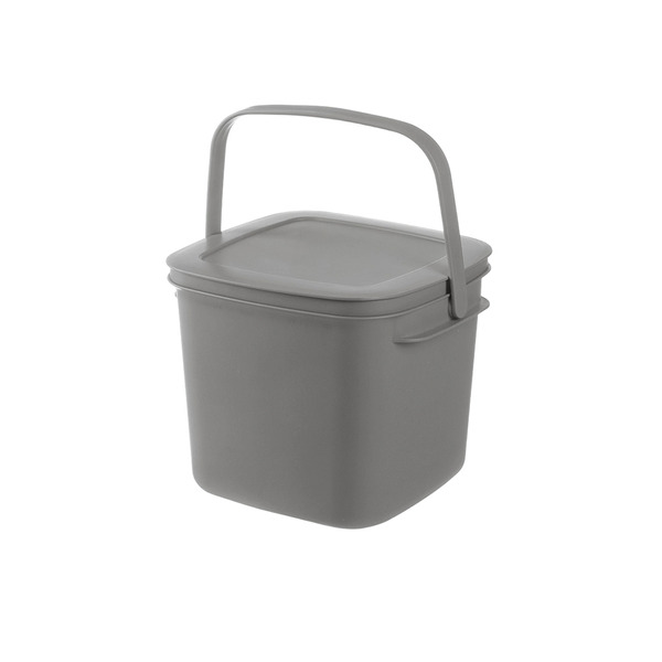 【日本霜山】簡約風提把式方形水桶(附蓋)-9L-2入