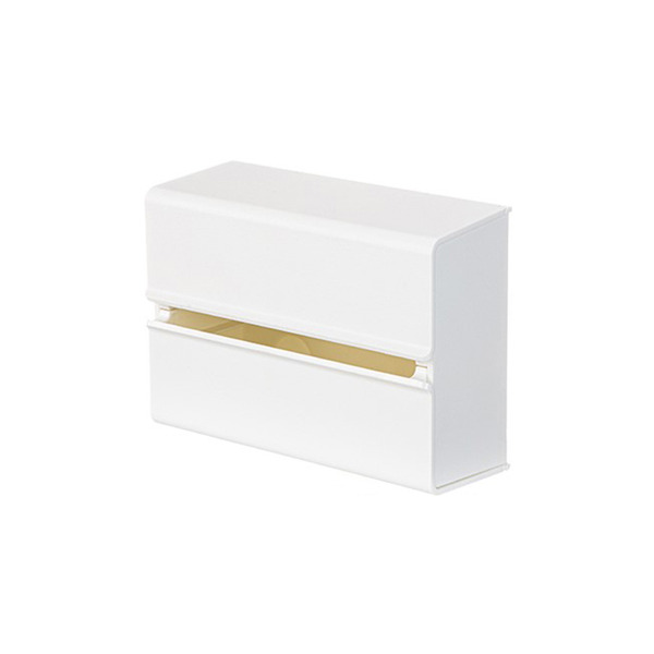 【日本霜山】時尚風免鑽釘無痕壁掛式面紙盒