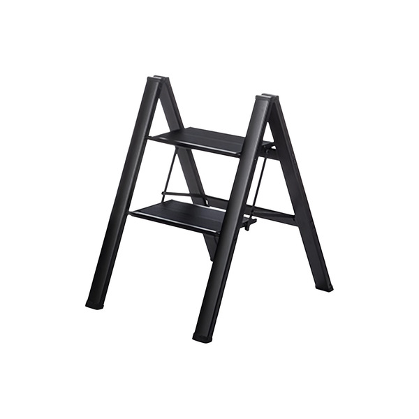 【日本霜山】家用輕量鋁合金折疊便攜式雙層梯