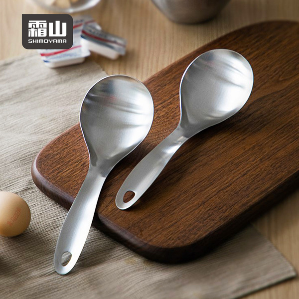【日本霜山】304不鏽鋼料理勺/分菜勺-23cm