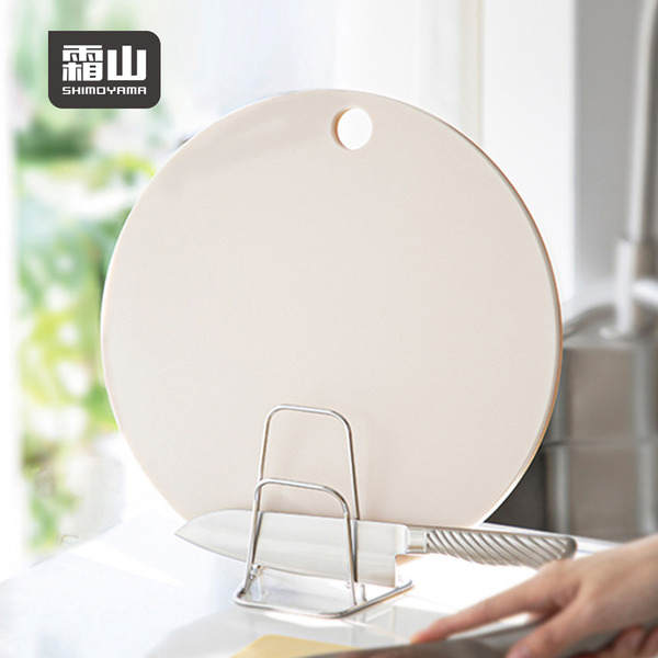 【日本霜山】圓形雙面PE防霉抗菌砧板