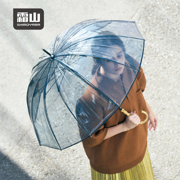 【日本霜山】復古竹柄12骨防風雨傘-多色可選