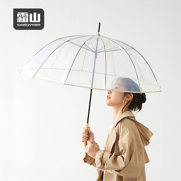 【日本霜山】復古竹柄12骨防風雨傘-多色可選