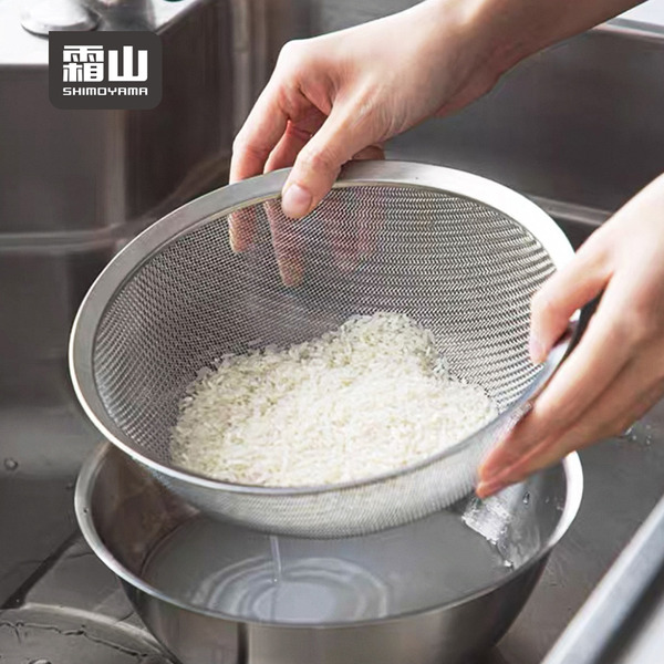 【日本霜山】304不鏽鋼深型濾網