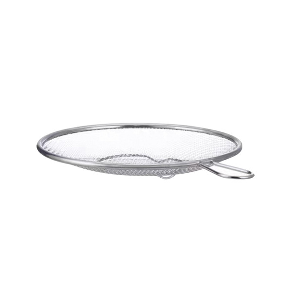 【日本霜山】304不鏽鋼單柄淺型濾網