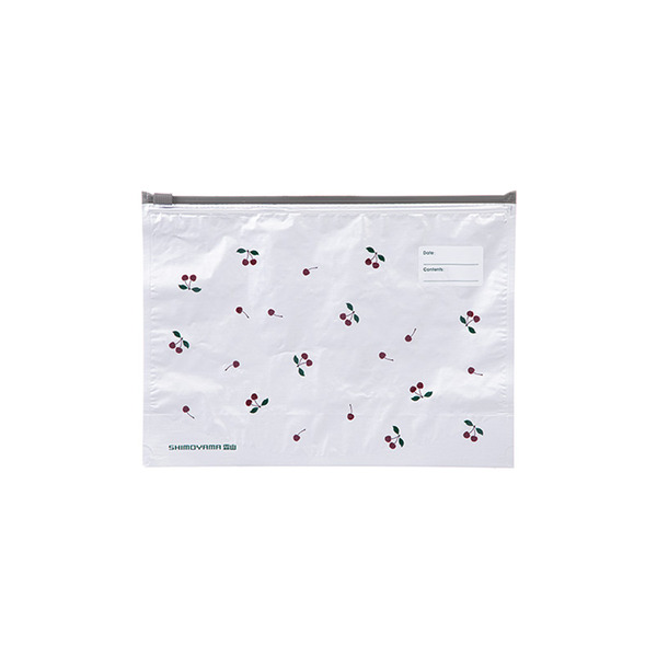 【日本霜山】印花風可重複使用鋁鈦箔保鮮密封袋-M (10入/盒)x3盒組