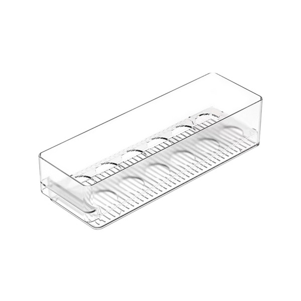 【日本霜山】可層疊冰箱雞蛋收納盒-3入 (冰箱側門收納盒)