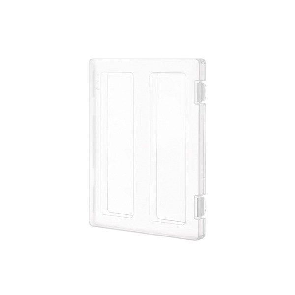 【日本霜山】PP透明A4文件收納盒-3入