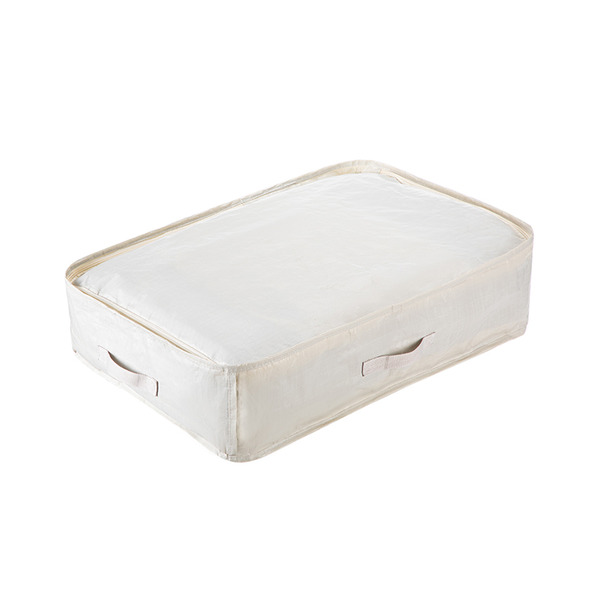 【日本霜山】布質可折疊防潮棉被收納袋/衣物整理袋-51L