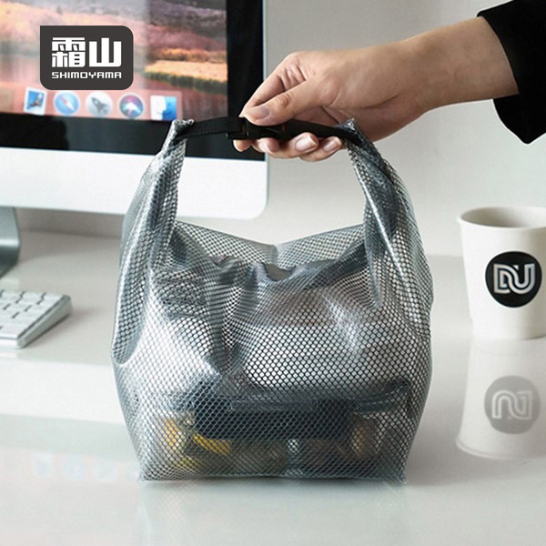 【日本霜山】多用途EVA防水便當袋/手提袋/運動包/化妝包