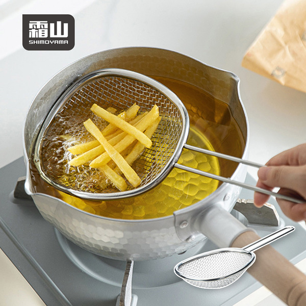 【日本霜山】304不鏽鋼濾油瀝水網-大款-2款可選