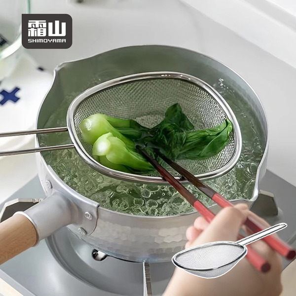 【日本霜山】304不鏽鋼濾油瀝水網-大款-2款可選