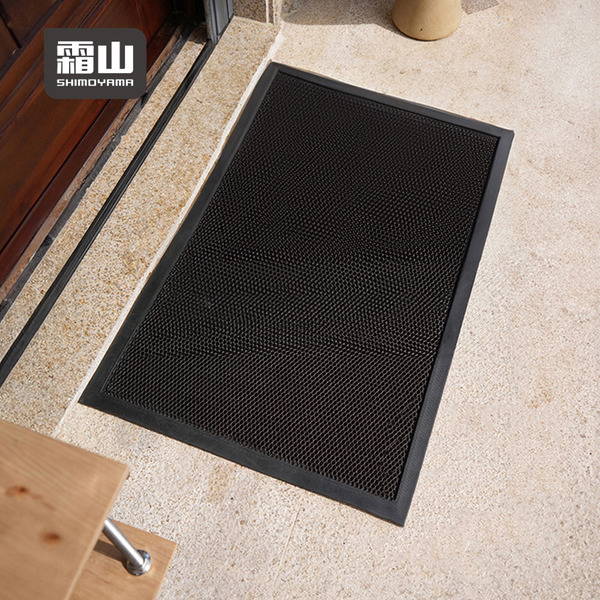 【日本霜山】防滑刮泥除塵玄關地墊/腳踏墊/門墊(60x90cm)