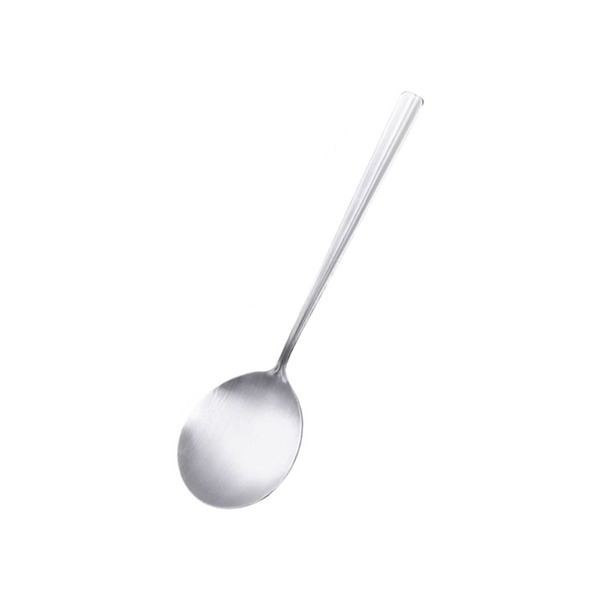 【日本霜山】304不鏽鋼一體成形分菜匙/分餐勺-22cm