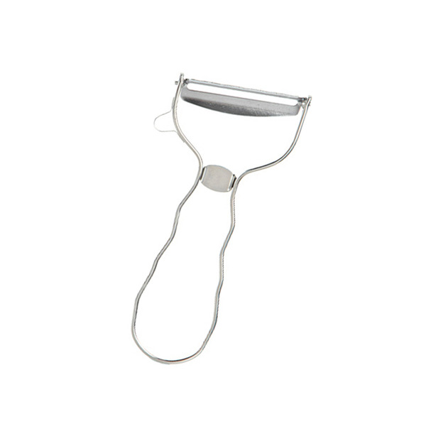 【日本霜山】不鏽鋼斜口削皮刀/刮皮器