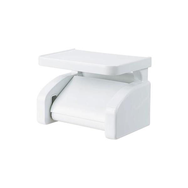 【日本霜山】免鑽釘壁掛吸盤式捲筒面紙架