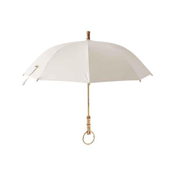 【日本霜山】復古竹柄8骨晴雨兩用長柄傘-多色可選