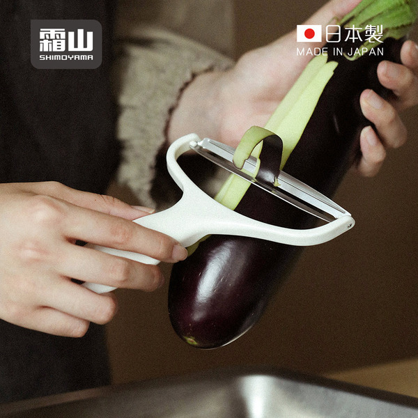 【日本霜山】日本製寬面斜刃省力高麗菜刨絲器/削皮刨片刀