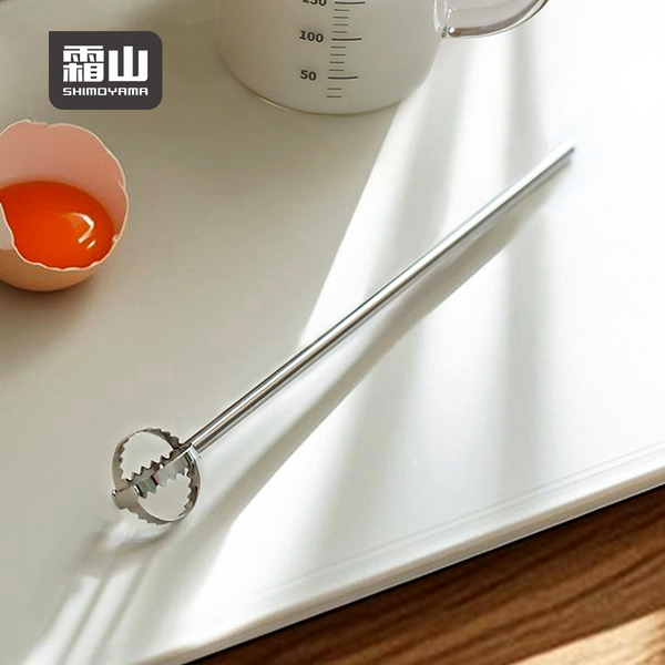 【日本霜山】304不鏽鋼長柄攪拌棒/打蛋器/味噌計量器