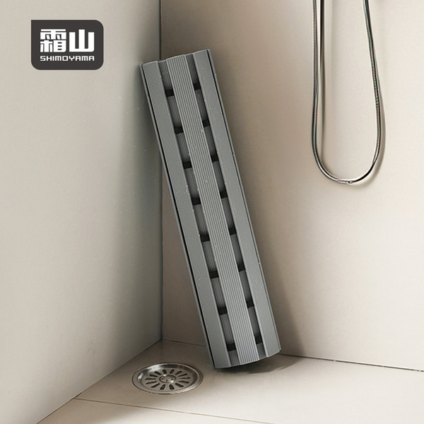 【日本霜山】折疊式PVC浴室防滑排水墊/止滑墊(67x43cm)-多色可選