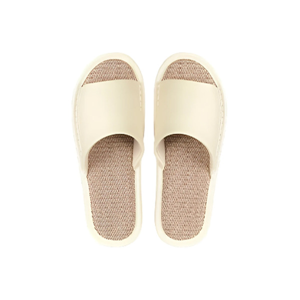 【日本霜山】和風皮質透氣亞麻底防滑室內拖鞋-多款可選