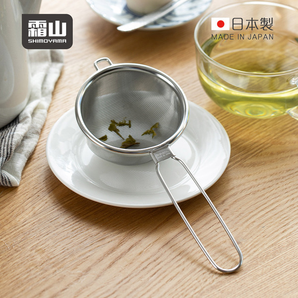 【日本霜山】日本製304不鏽鋼濾茶網/茶葉濾網