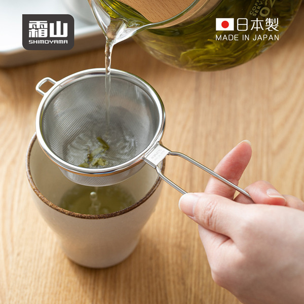 【日本霜山】日本製304不鏽鋼濾茶網/茶葉濾網