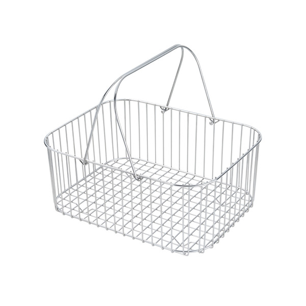 【日本霜山】304不鏽鋼手提籃/置物籃/收納籃