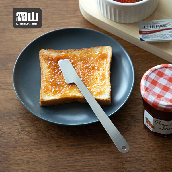 【日本霜山】304不鏽鋼直角抹刀/奶油果醬抹刀